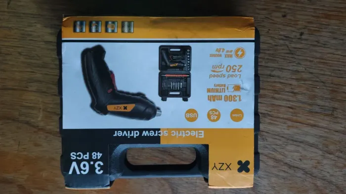 Minifuradeira parafusadeira na Maleta 48pcs