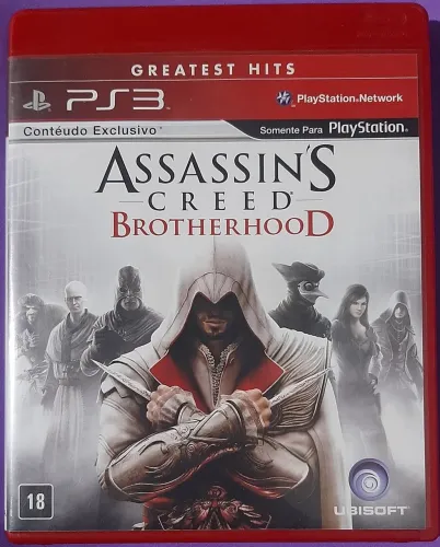 Assassins Creed Brotherhood - PS3 - semi-novo completo