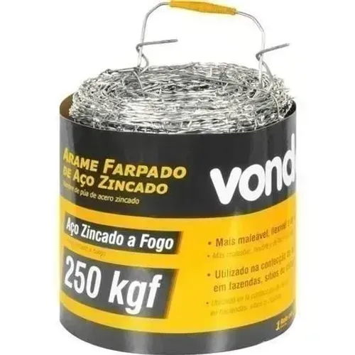 Arame farpado 250 kgf, 250m, Vonder