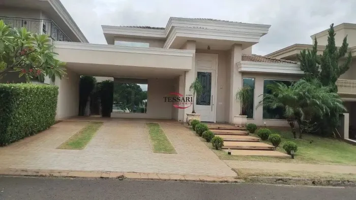 Alugo Casa Condomínio Buona Vita com 3 suítes portaria 24h lazer completo próximo ao Villa