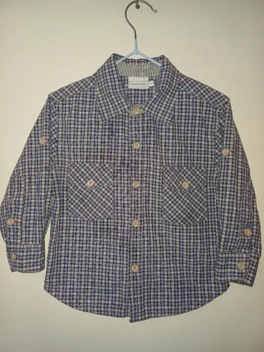 Camisa Infantil Xadrez - Noruega semi-nova