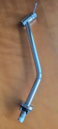 Torneira cromada para cozinha alta