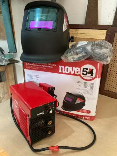 Inversor de Solda 120a + Máscara frequência 50/60hz Marca Nove54