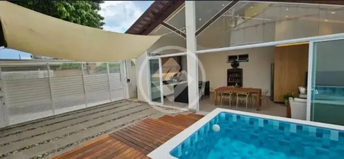 Casa térrea com piscina 3 suítes no condomínio Vila Branca 1 à venda codigo: 146877