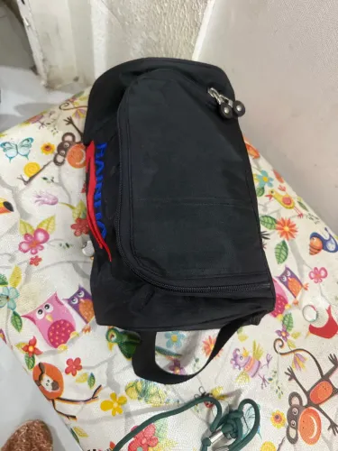 NECESSAIRE masculina Rainha , preta, lona 