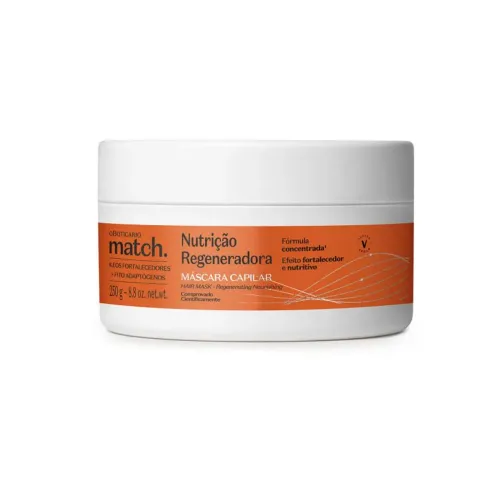 Máscara Capilar Match Nutrição Regeneradora, O Boticário