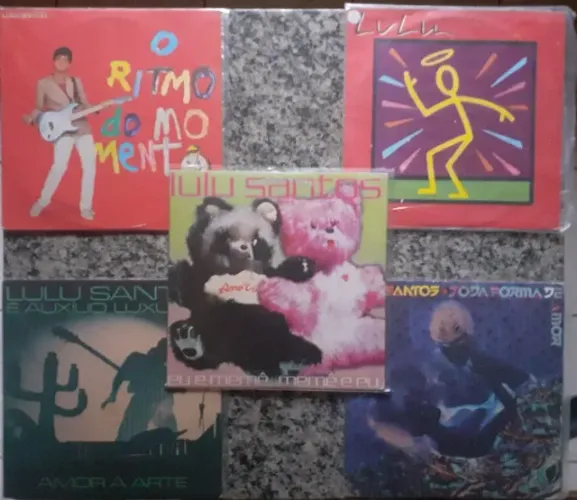 Lps - Lulu Santos # lote com 05 Álbuns - discos de vinil