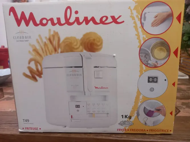 Fritadeira Elétrica Moulinex Clean Air T49 - 1kg