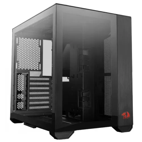 Gabinete Gamer Lian Li O11 Dynamic Mini Redragon Edition Black *Sem Fan Led* - WZetta