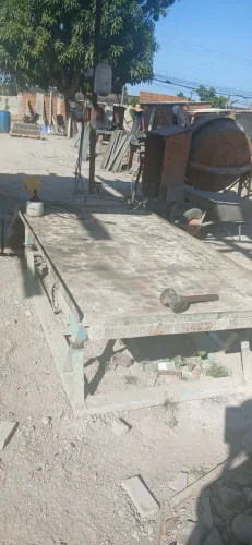 Mesa vibratória para pré moldado