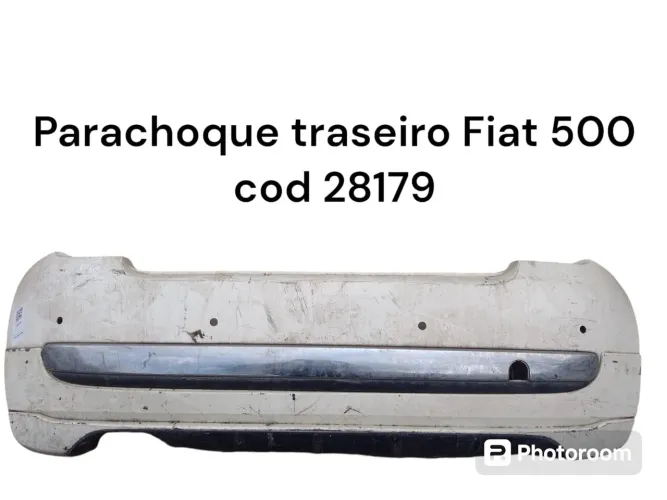 Parachoque traseiro Fiat 500 - cod 28179