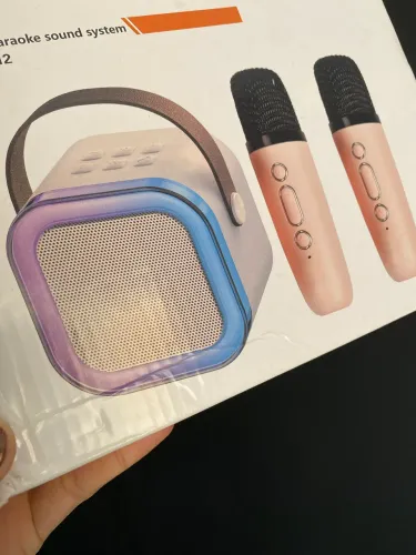 Caixa de Som Karaokê 