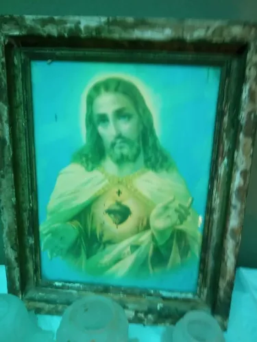 R$90 Quadro de Jesus Cristo Sagrado Coração