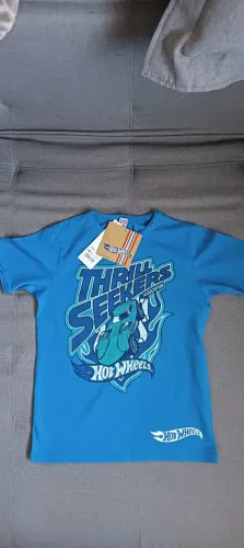 Camiseta Infantil Uniqlo Hot Wheels