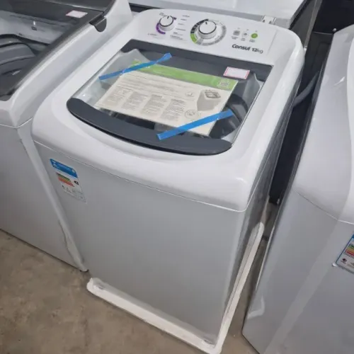 Máquina De Lavar Roupas Lavadora Consul CWH12BB - 12kg, Branca | 220V