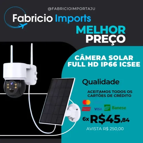 Câmera Solar Full HD Icsee 