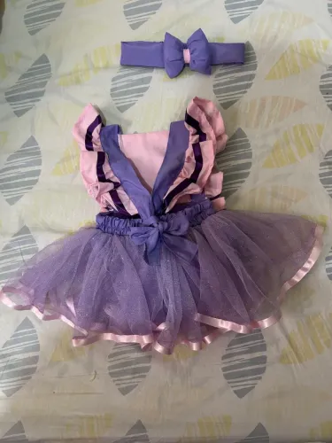 Roupinha recém nascido da Rapunzel 