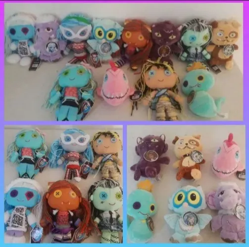 Bonecas de Pelúcia Monster High - Coleção Completa