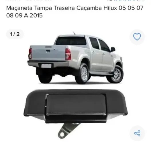 Maçaneta tampa traseira Hilux 05/15
