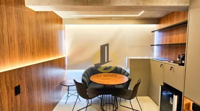 Apartamento Studio para locação no Condomínio Lumiere Studios - 26m² - ar condicionado - m