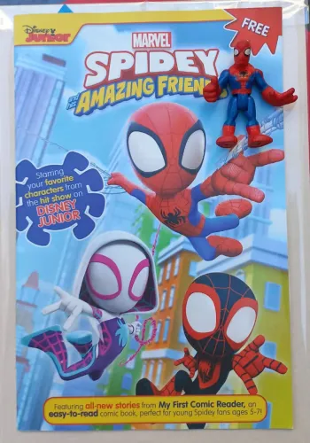 Lote Homem Aranha HQ e brinquedo