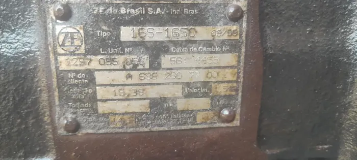 Caixa de marcha zf 16f marcedes 