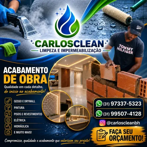 Limpeza e impermeabilização