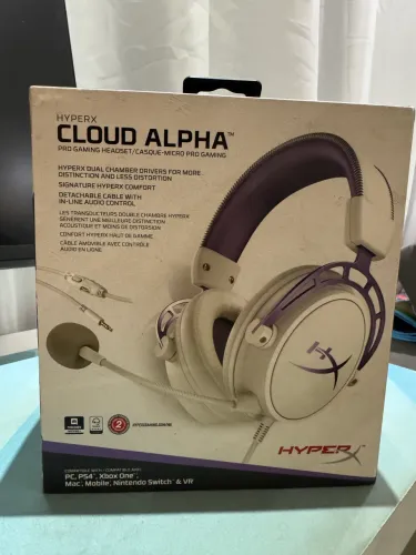 Headset HypeX Cloud Alpha ed. Lim Purple