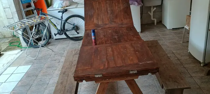 Mesa para churrasco