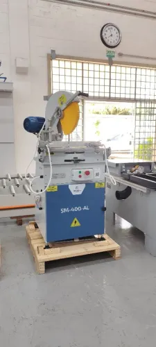 Esquadria para alumínio Bramold SM - 400 AL- nova com motor trifásico 