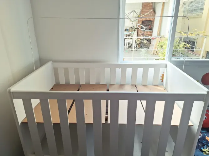 Berço Reller Baby com colchão