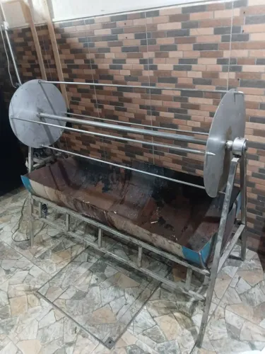 Máquina de costela no rolete