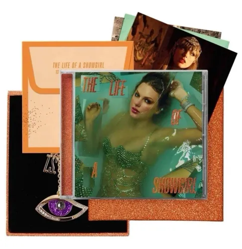 LACRADO TAYLOR SWIFT The Life Of A Showgirl CD Deluxe Sweat and Vanilla Perfume Edt Box<br>