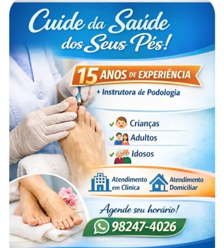 PODOLOGIA: CUIDE DOS SEUS PÉS COM QUEM ENTENDE! ?