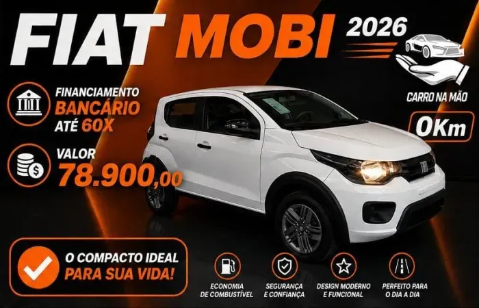 Fiat Mobi Like 1.0 Fire Flex 5P. 2026