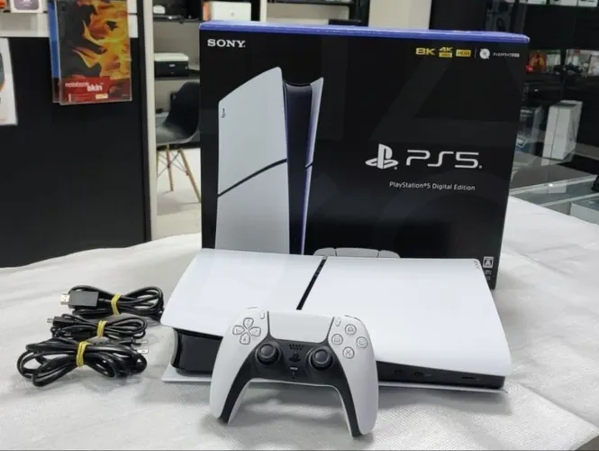 PS5 SLIM MÍDIA DIGITAL 1 TB SEMINOVO, GARANTIA 1 ANO, LOJA
