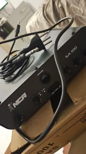 Amplificador Som Ambiente NCA SA 100 100W RMS - Novo na Caixa!