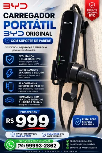 Carregador Portátil Original BYD