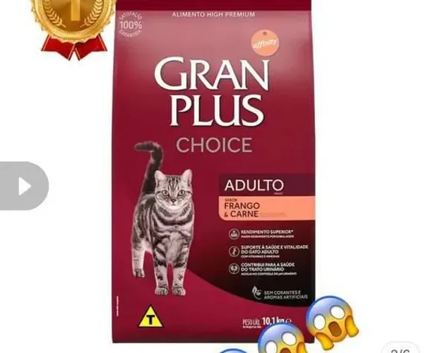 Ração Gran plus choice 10kg