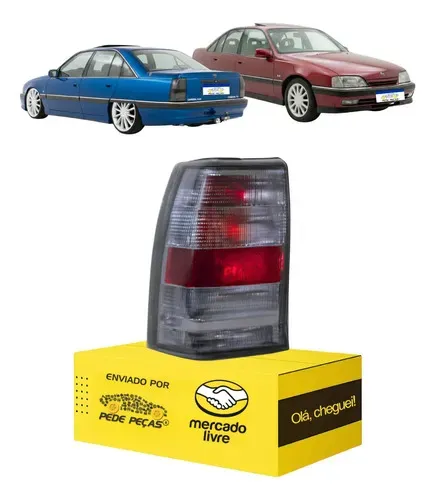 Lanterna Fume Gm Omega 1992 1993 1994 95 96 97 1998 Nova Le Esquerdo/motorista Fumê