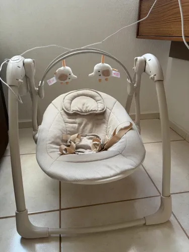  Cadeira Descanso Balanço Bebê Automática Elétrica