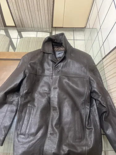 Jaqueta de couro estilo blazer M19