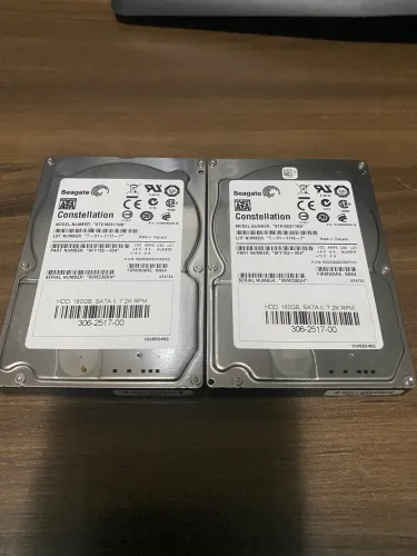 Kit 2 HD 160GB Seagate Constellation 2.5 SATA 7.2k