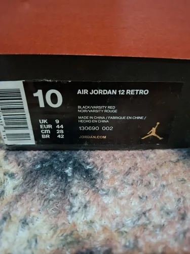 Nike air Jordan 12 edição especial flugame