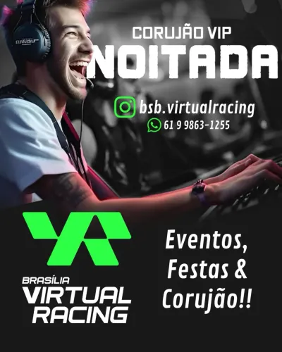 Locação de espaço para Corujão, Festas E Confraternização - Virtual Racing