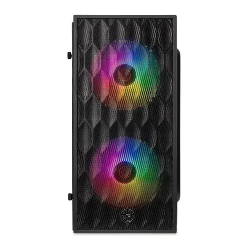 Gabinete Gamer TGT Jasper V2 com 2 Fans RGB Frontais
