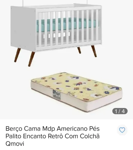 Berço semi novo pouco uso
