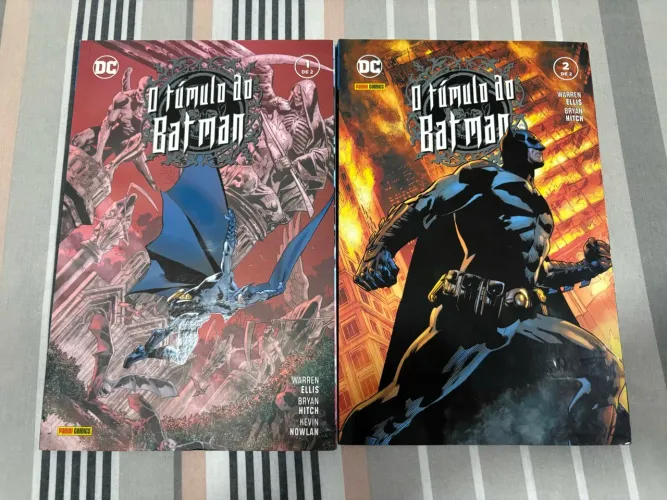 O Túmulo do Batman - 1 e 2 - Panini - Warren Ellis e Bryan Hitch