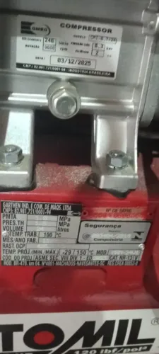 Compressor de ar moto mil