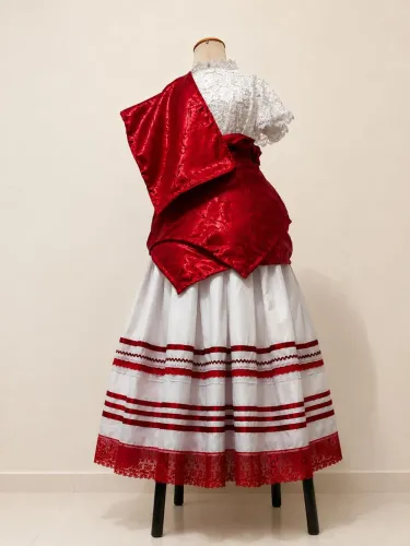 Conjunto de saia, torço e pano da costa candomblé umbanda jurema